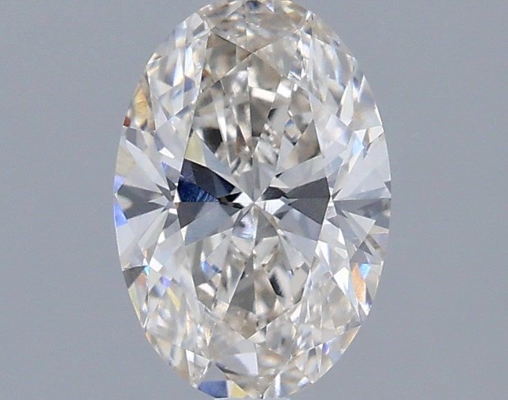 0.88 Carat H-VVS2 Oval Lab Diamond