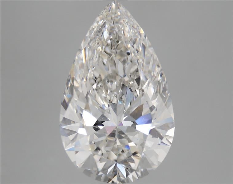 5.28 Carat F-VS1 Pear Lab Diamond