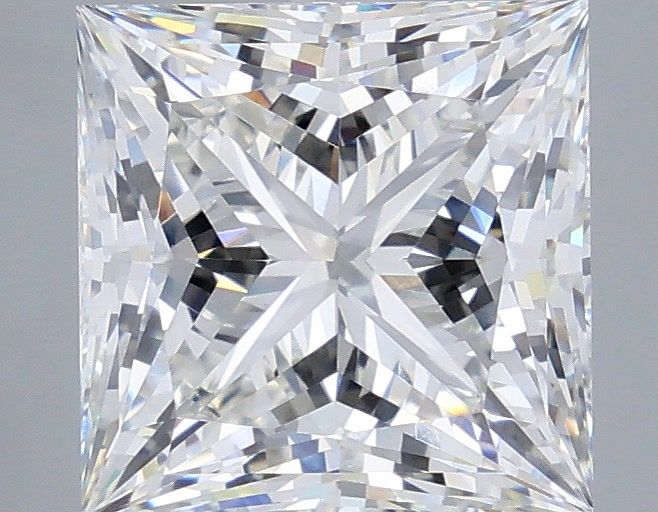 4.11 Carat F-VVS2 Princess Lab Diamond