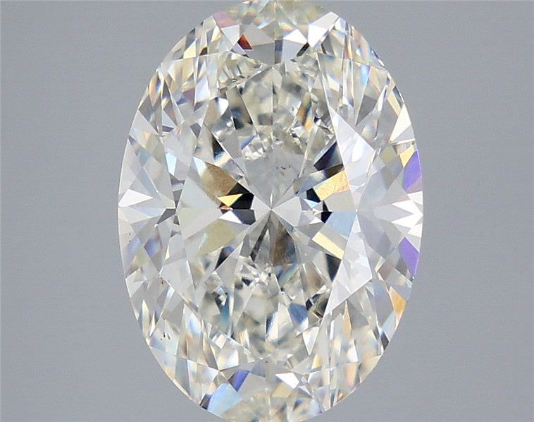 5.02 Carat H-VVS2 Oval Lab Diamond