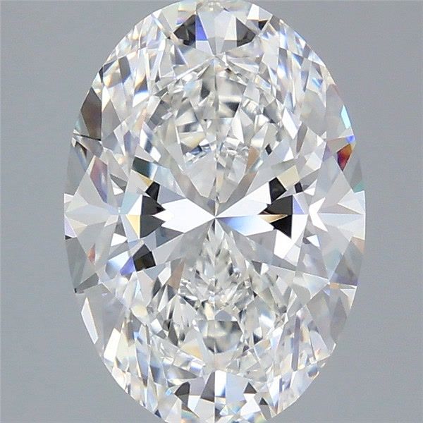 4.04 Carat F-VVS2 Oval Lab Diamond