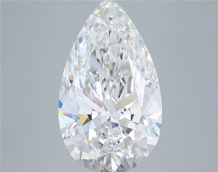 6.08 Carat E-VVS2 Pear Lab Diamond