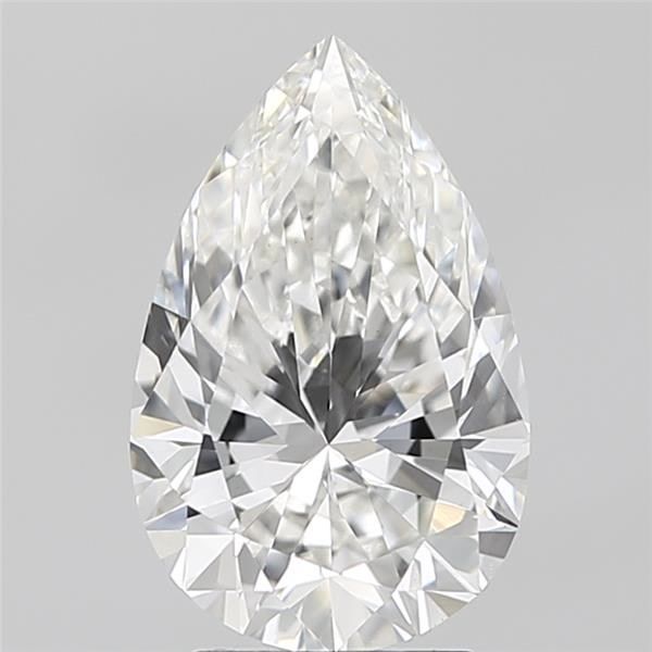 2.80 Carat F-VS1 Pear Lab Diamond