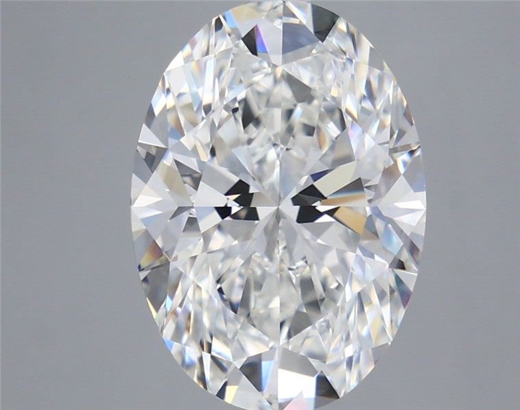 5.17 Carat F-VVS2 Oval Lab Diamond