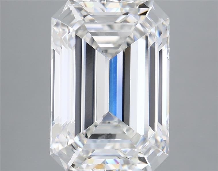 6.07 Carat F-VVS2 Emerald Lab Diamond