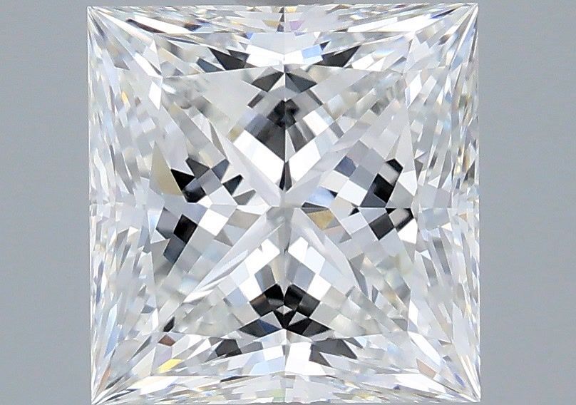 3.09 Carat E-VVS2 Princess Lab Diamond