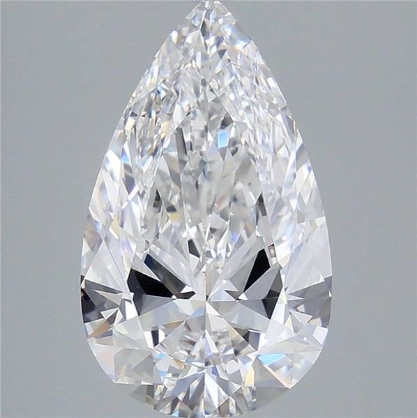 5.07 Carat D-VVS1 Pear Lab Diamond