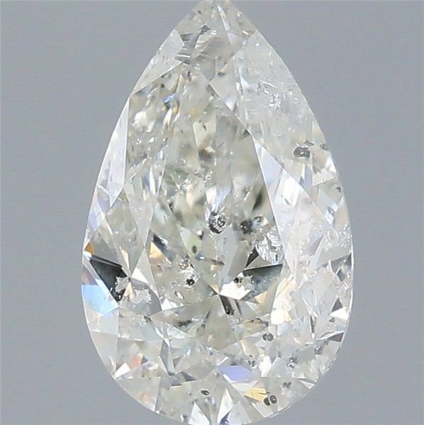 1.00 Carat I-I1 Pear Cut Diamond