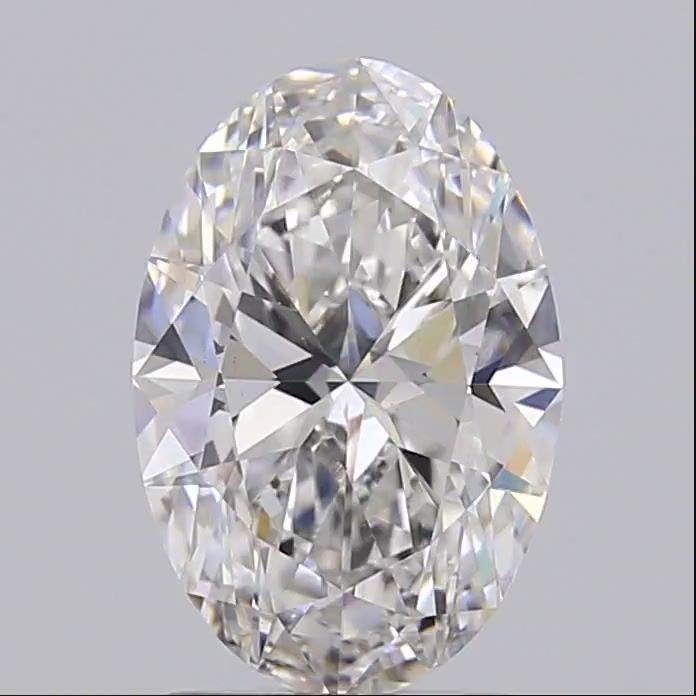 1.50 Carat G-VS1 Oval Lab Diamond