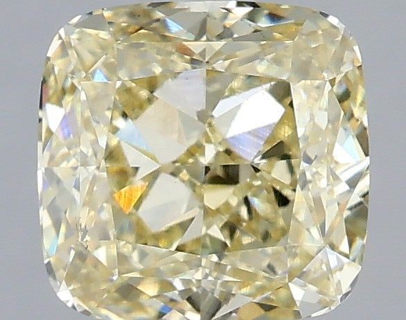 2.00 Carat Cushion Cut Fancy Yellow