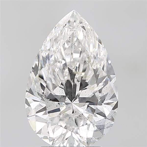 3.07 Carat F-SI2 Pear Lab Diamond