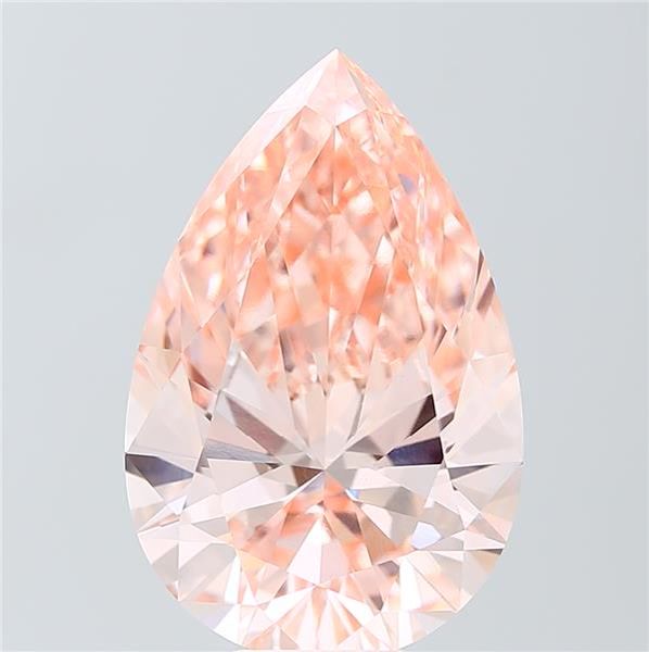 9.00 Carat Pear Cut Fancy Pink