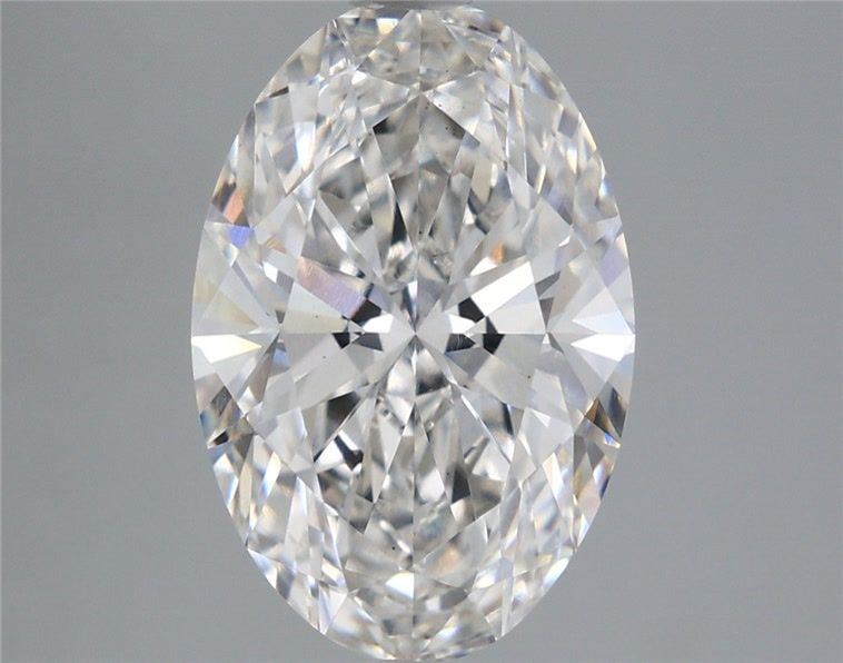 4.29 Carat F-VS1 Oval Lab Diamond