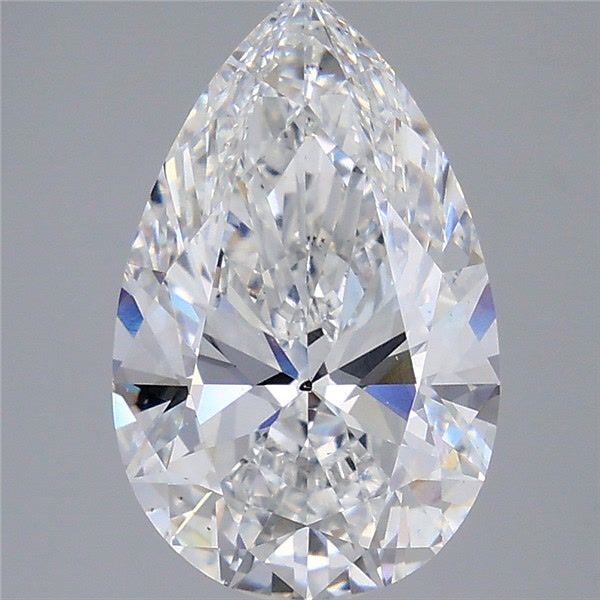 4.04 Carat E-VS2 Pear Lab Diamond