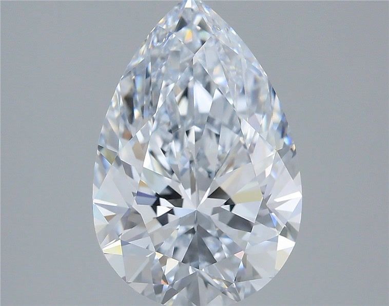 3.06 Carat F-IF Pear Lab Diamond