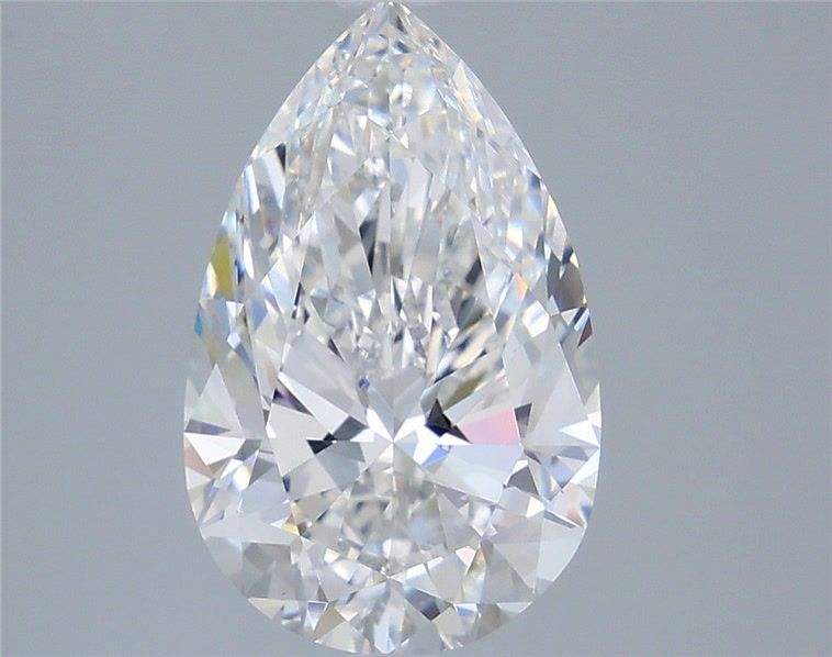 4.59 Carat E-VVS2 Pear Lab Diamond