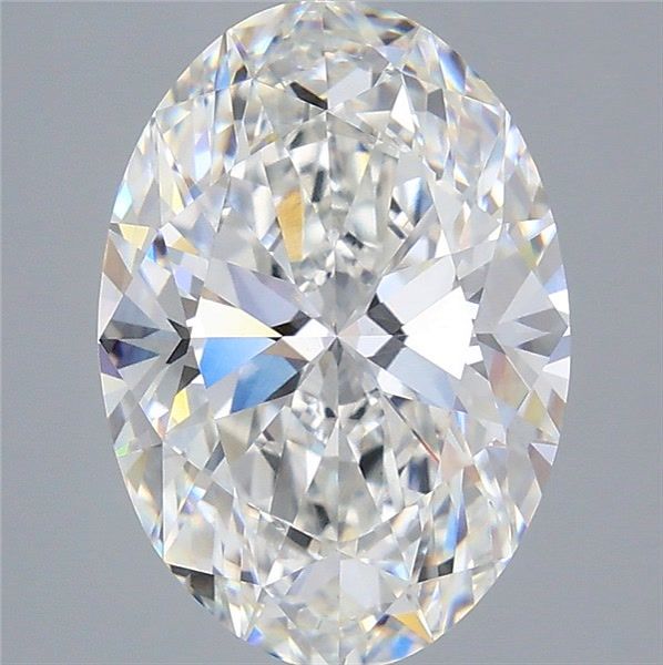 4.00 Carat F-VVS2 Oval Lab Diamond