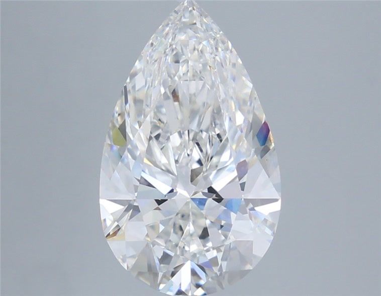 3.48 Carat F-VS1 Pear Lab Diamond
