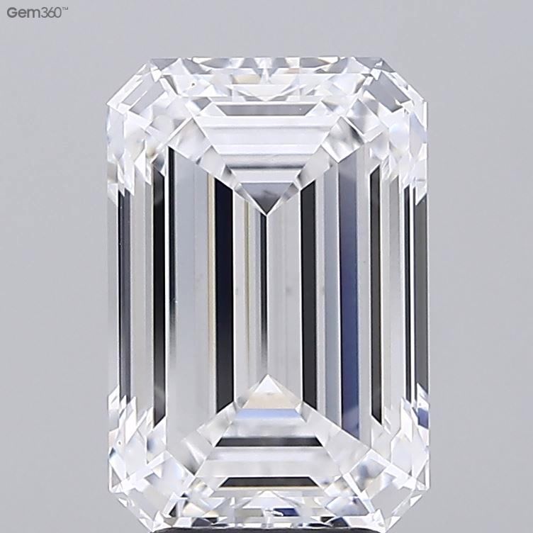 4.29 Carat E-VVS2 Emerald Lab Diamond