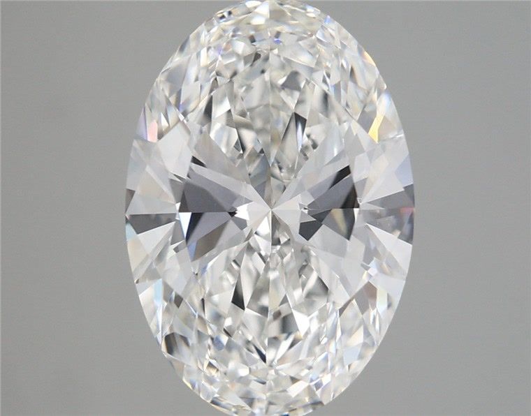 5 Carat F-VVS2 Oval Lab Diamond