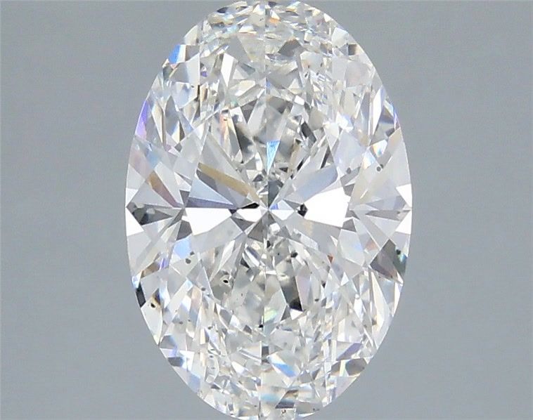 3.00 Carat F-SI1 Oval Lab Diamond