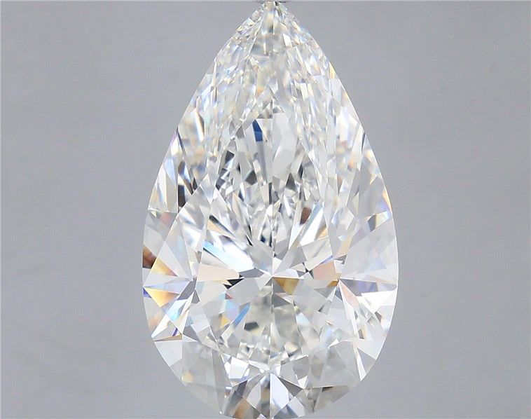 10.02 Carat E-VVS2 Pear Lab Diamond