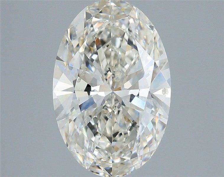 3.00 Carat G-SI1 Oval Lab Diamond