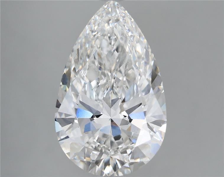 5.32 Carat E-VS1 Pear Lab Diamond