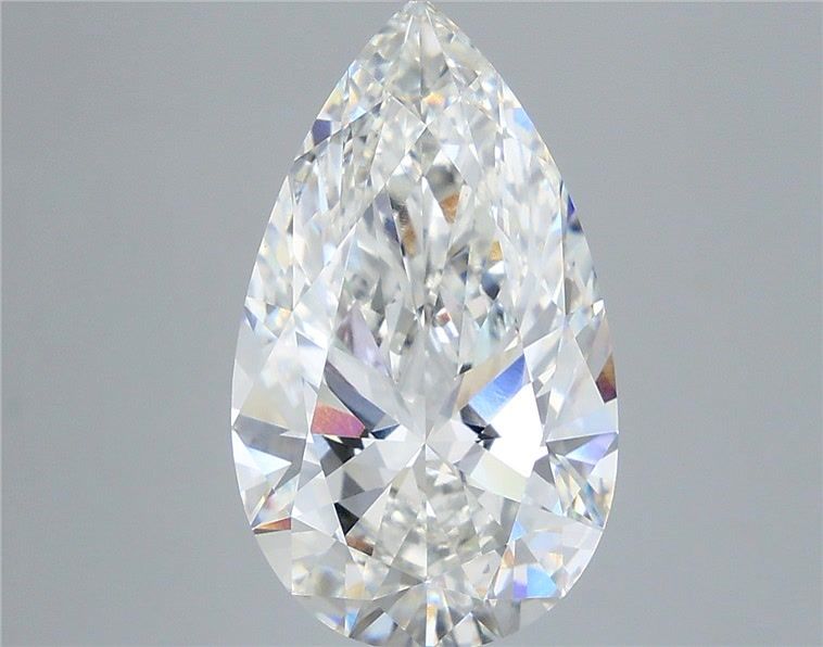 6.02 Carat F-VVS2 Pear Lab Diamond