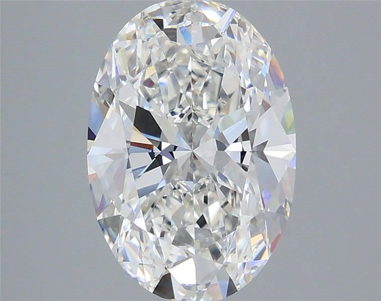 4.05 Carat F-VVS2 Oval Lab Diamond