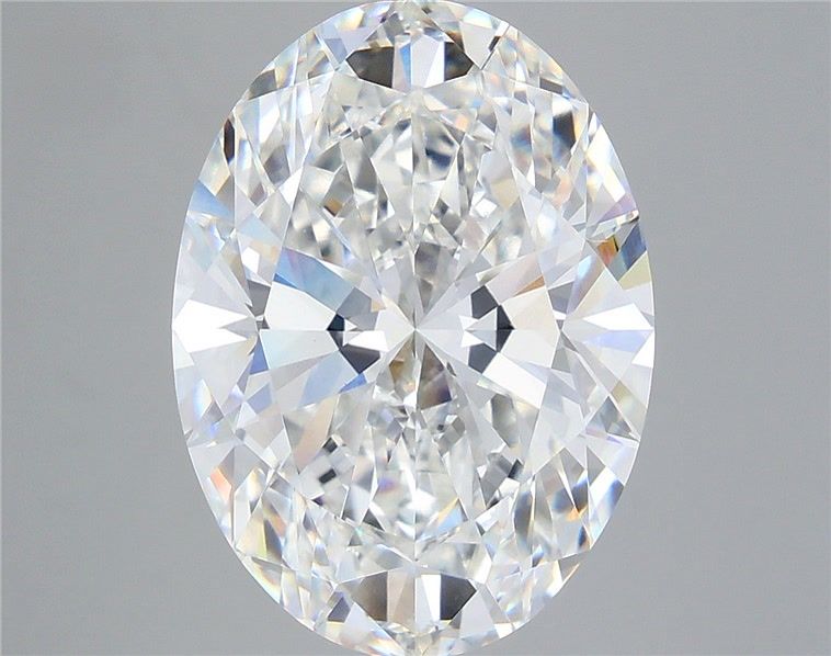 10.55 Carat F-VVS2 Oval Lab Diamond