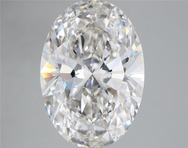 5.24 Carat G-VS1 Oval Lab Diamond
