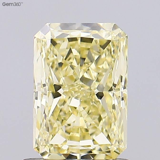 1.01 Carat Radiant Cut Fancy Yellow