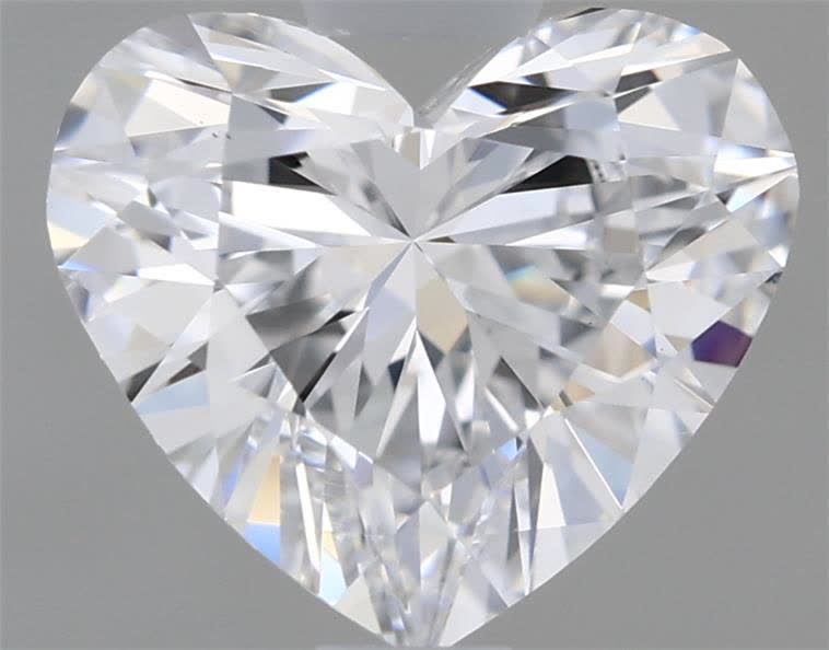 0.97 Carat D-VS1 Heart Lab Diamond