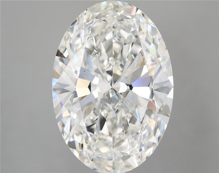 5.27 Carat F-VS1 Oval Lab Diamond