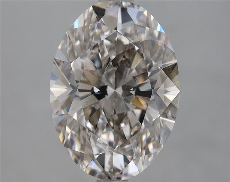 3.03 Carat I-SI2 Oval Lab Diamond