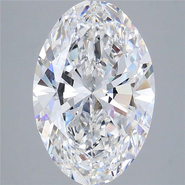 7.06 Carat E-VVS2 Oval Lab Diamond
