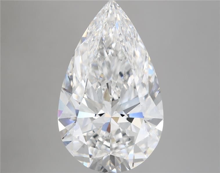 5.58 Carat E-VS1 Pear Lab Diamond