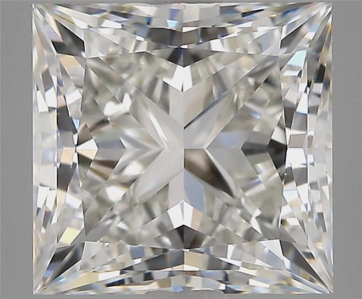 4.53 Carat F-VVS2 Princess Lab Diamond