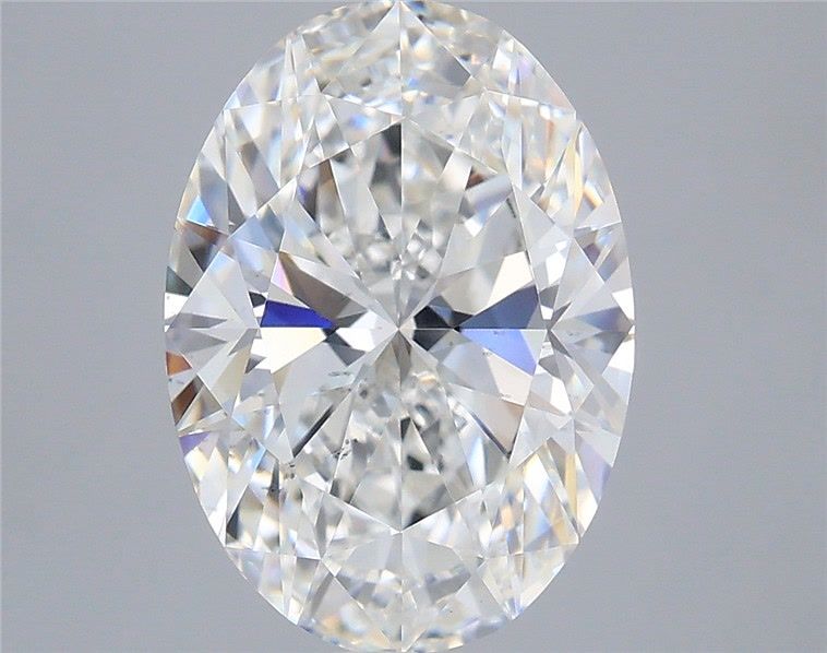 4.04 Carat E-SI1 Oval Lab Diamond
