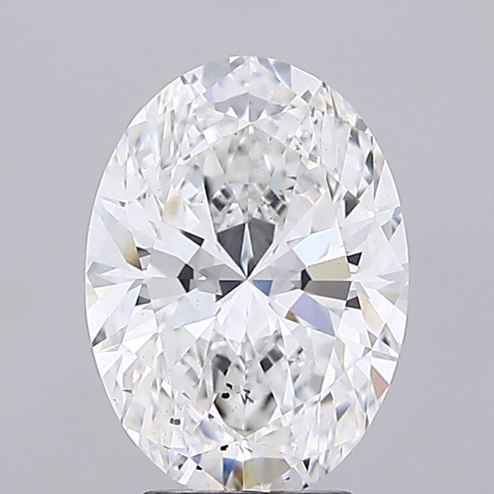 3.50 Carat F-SI1 Oval Lab Diamond