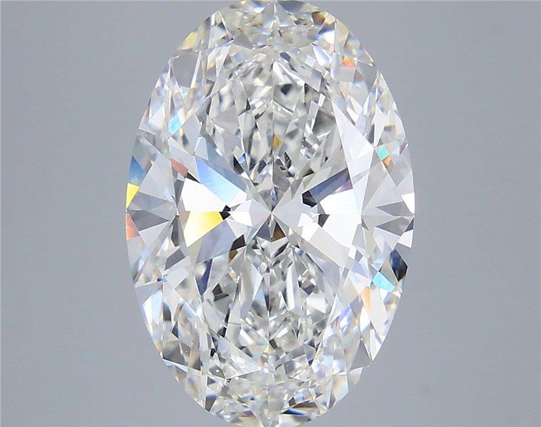 8.03 Carat F-VVS2 Oval Lab Diamond