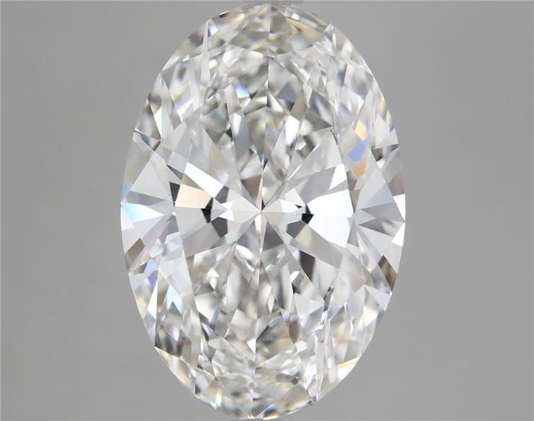 5.19 Carat G-VVS2 Oval Lab Diamond