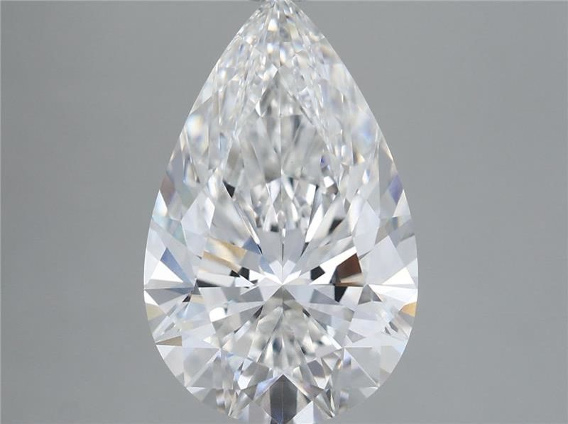 5.24 Carat E-VVS2 Pear Lab Diamond