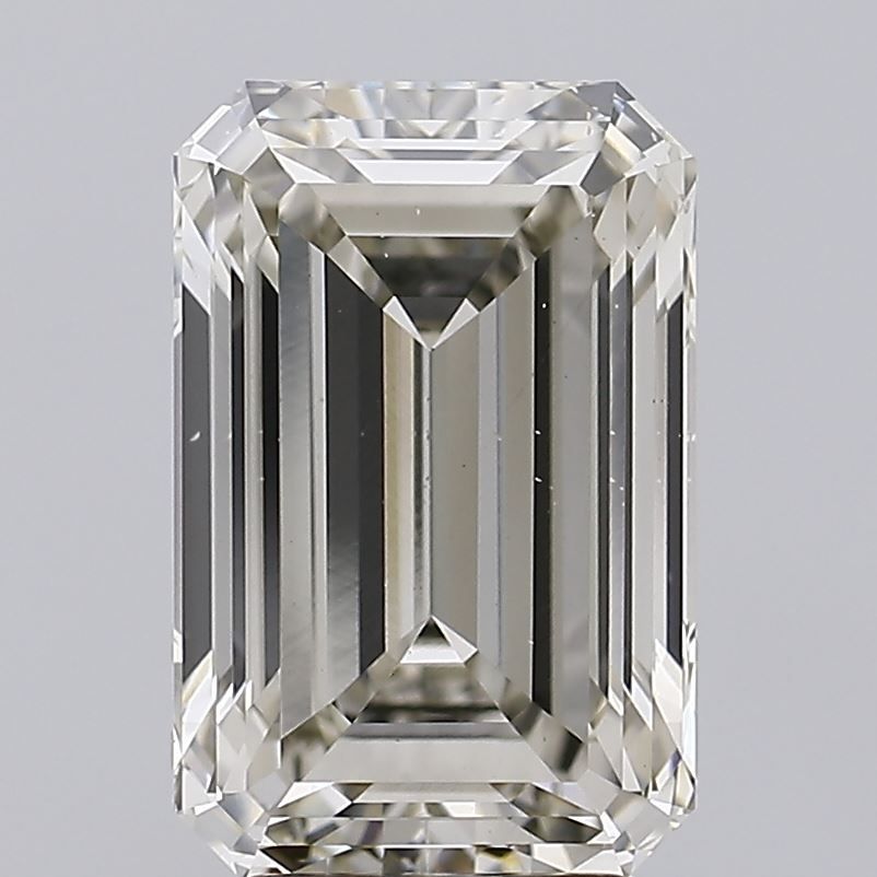4.00 Carat K-SI1 Emerald Lab Diamond