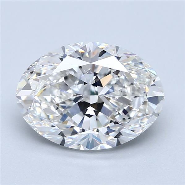 3.02 Carat G-SI1 Oval Cut Diamond