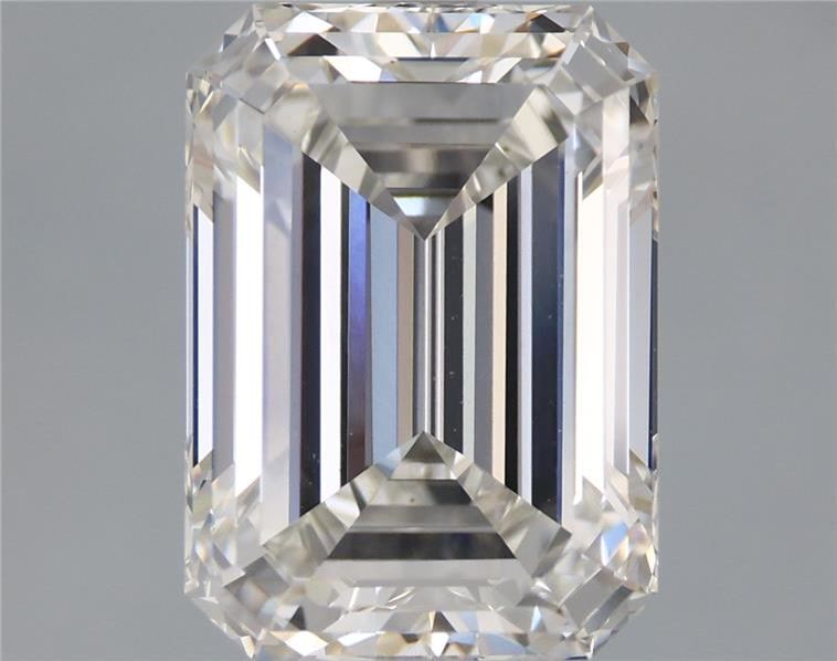 7.11 Carat G-VVS2 Emerald Lab Diamond