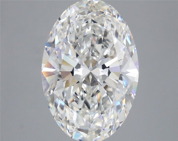5.54 Carat F-VVS2 Oval Lab Diamond