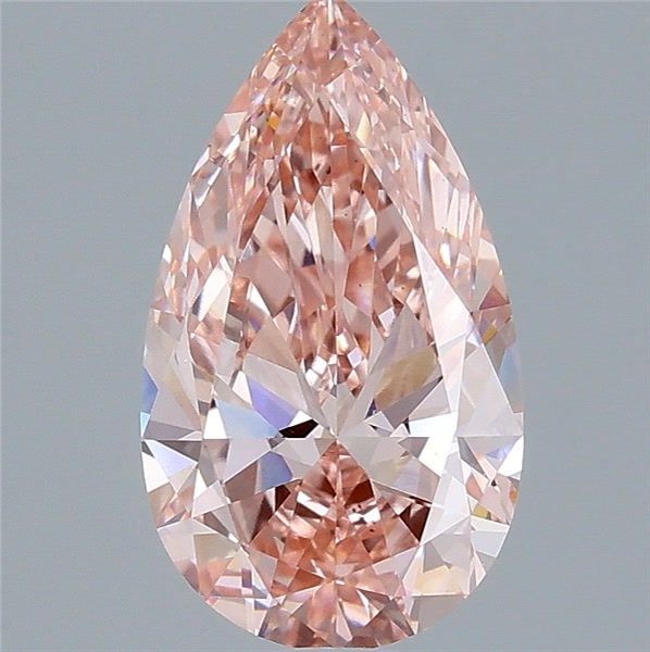 2.03 Carat Pear Cut Fancy Pink