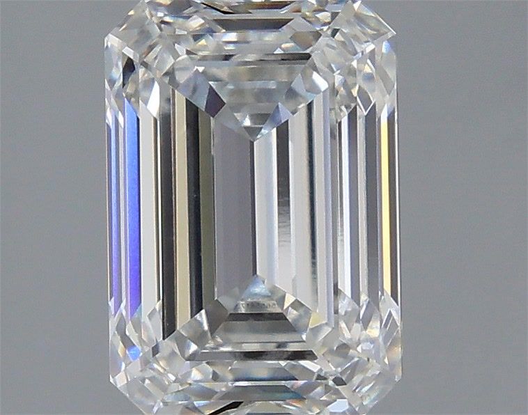 3.57 Carat F-VVS2 Emerald Lab Diamond